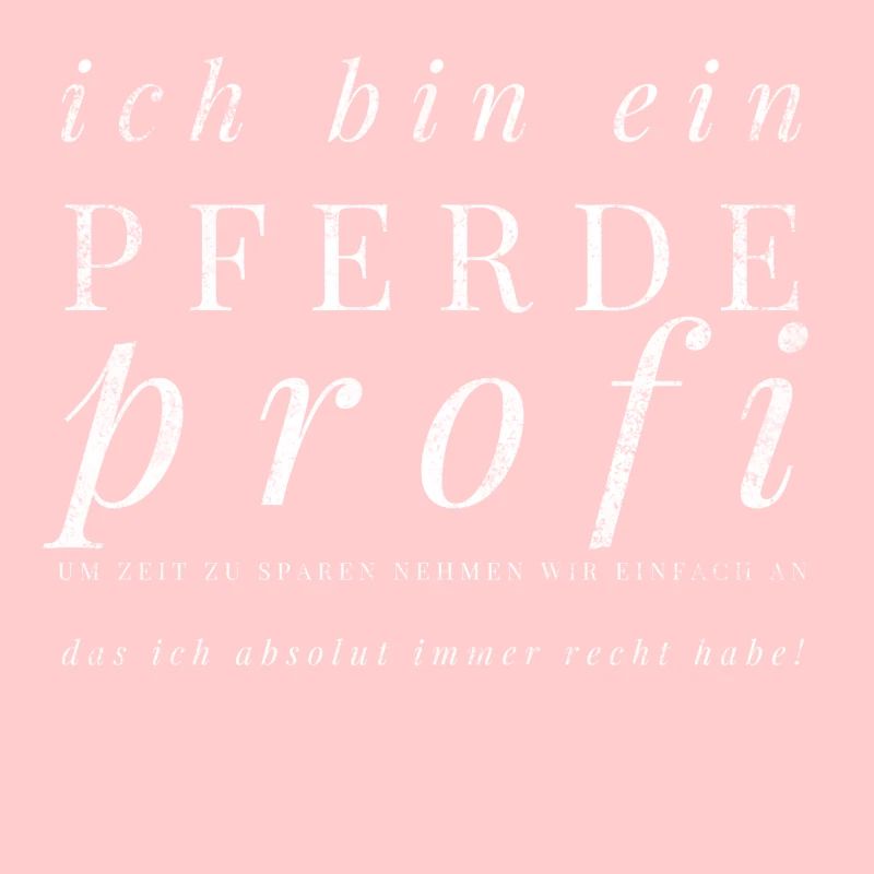 Du bist ein echter Pferdeprofi