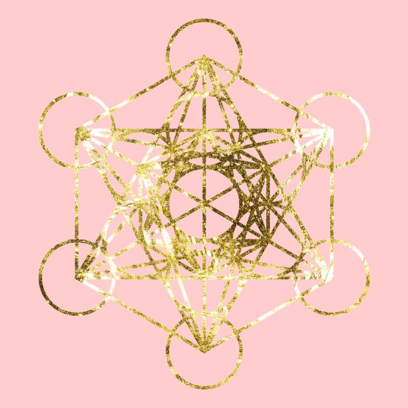 Metatrons Cube Gold Sacred Geometry