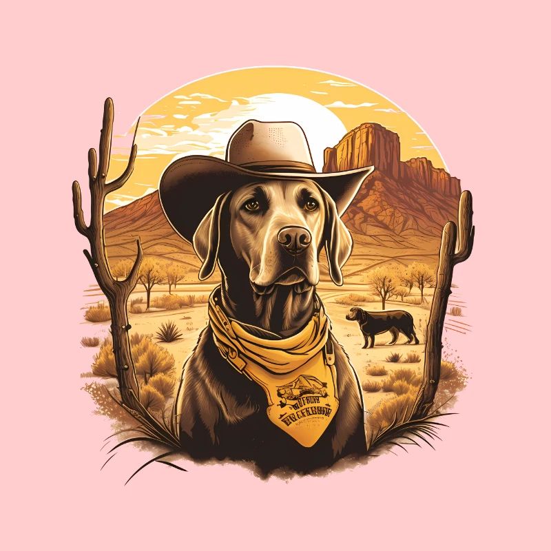 Le shérif Labrador devant Canyon