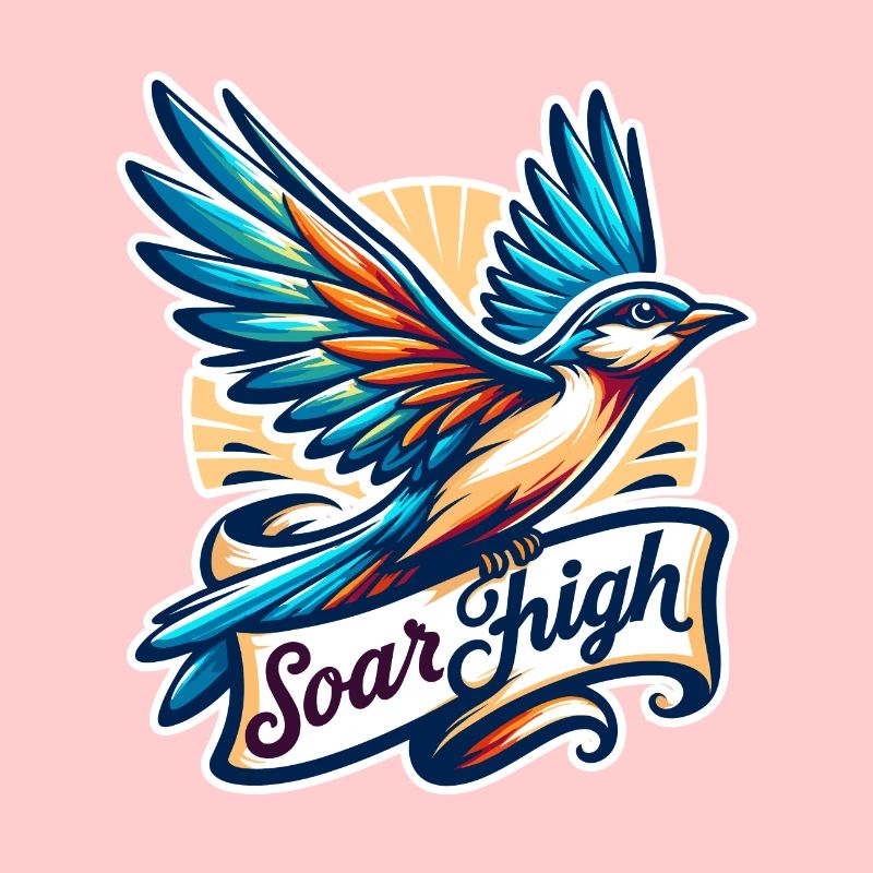 Soar High - Illustration d’oiseau