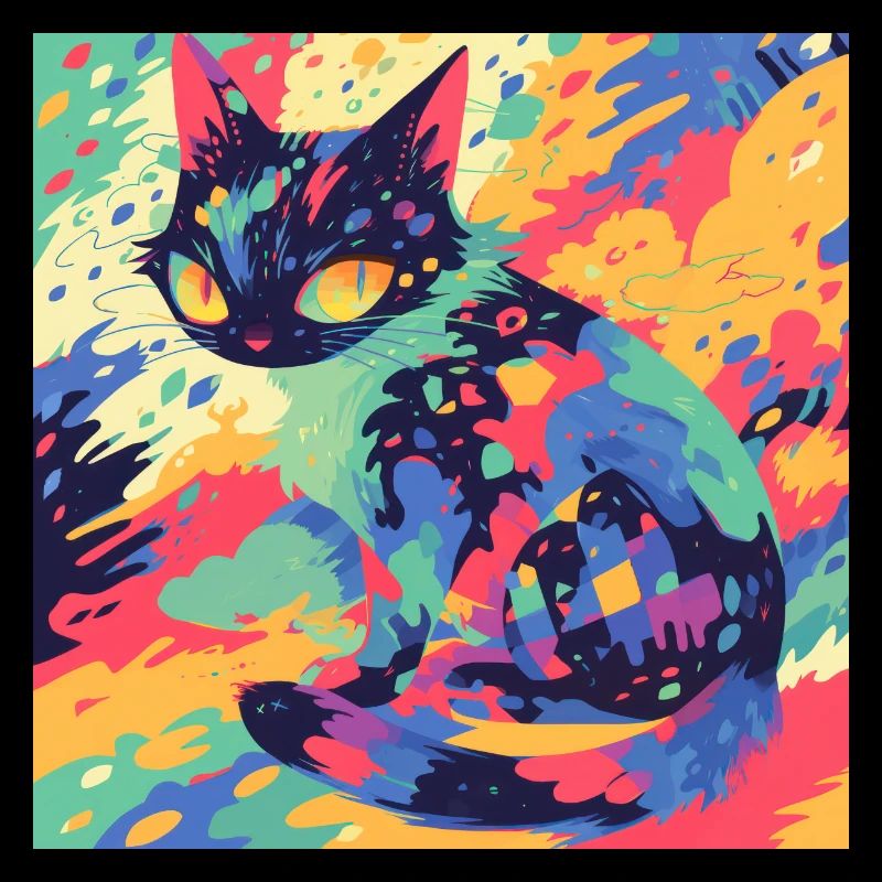 Chat, Motif De Chat