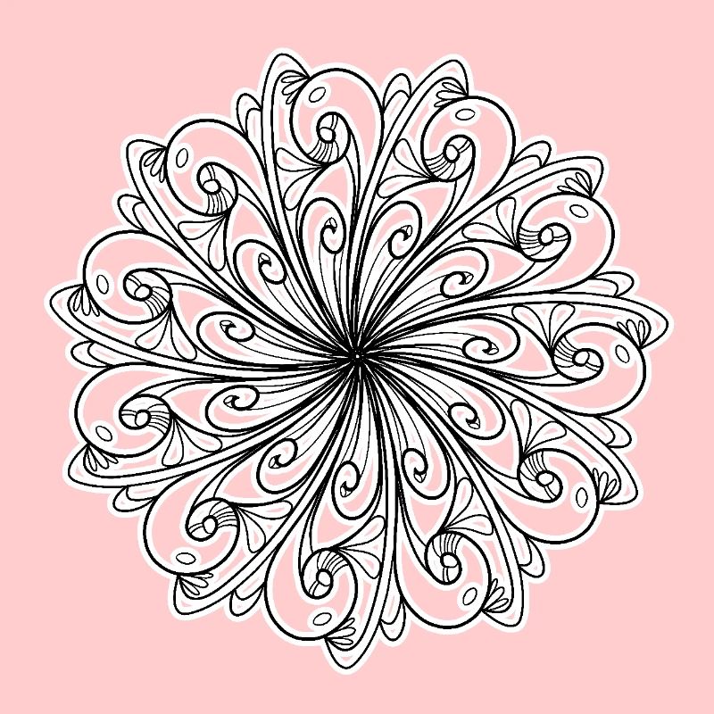 design floral noir et blanc
