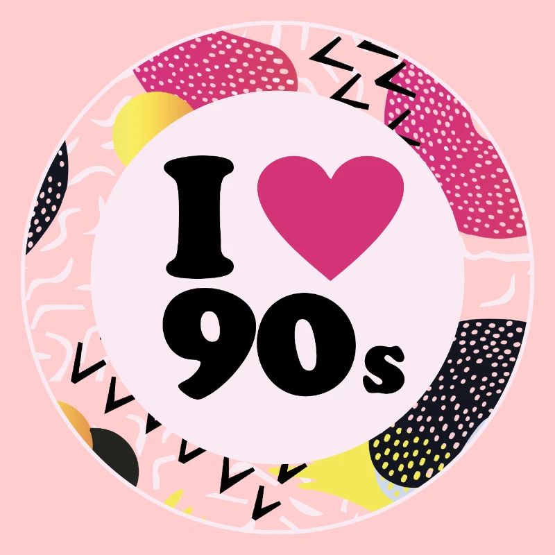 I ♥ 90s – Design rétro nostalgique