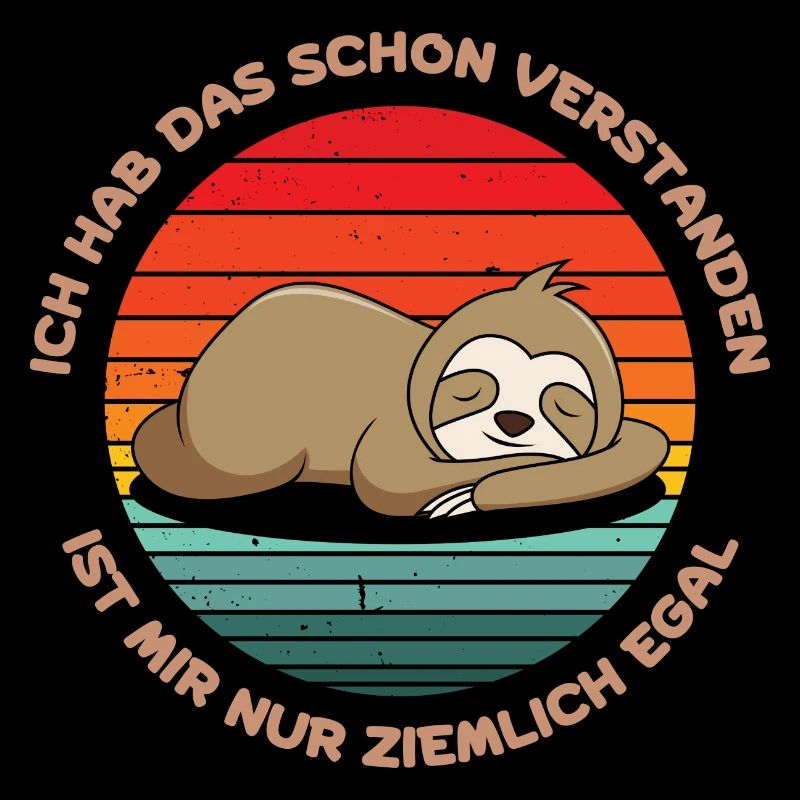 Faultier - lustiger Spruch