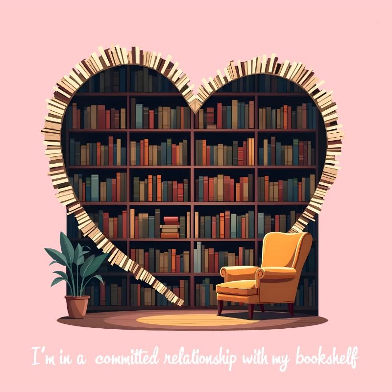 I'm in a committed relationship with my bookshelf