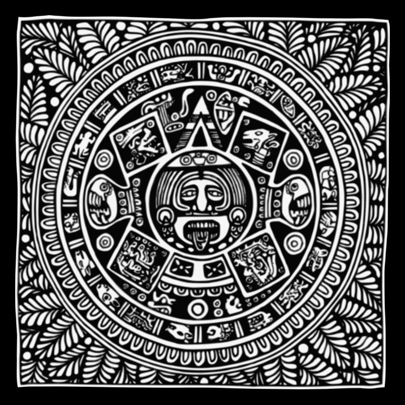 Zentangle Maya Kalender