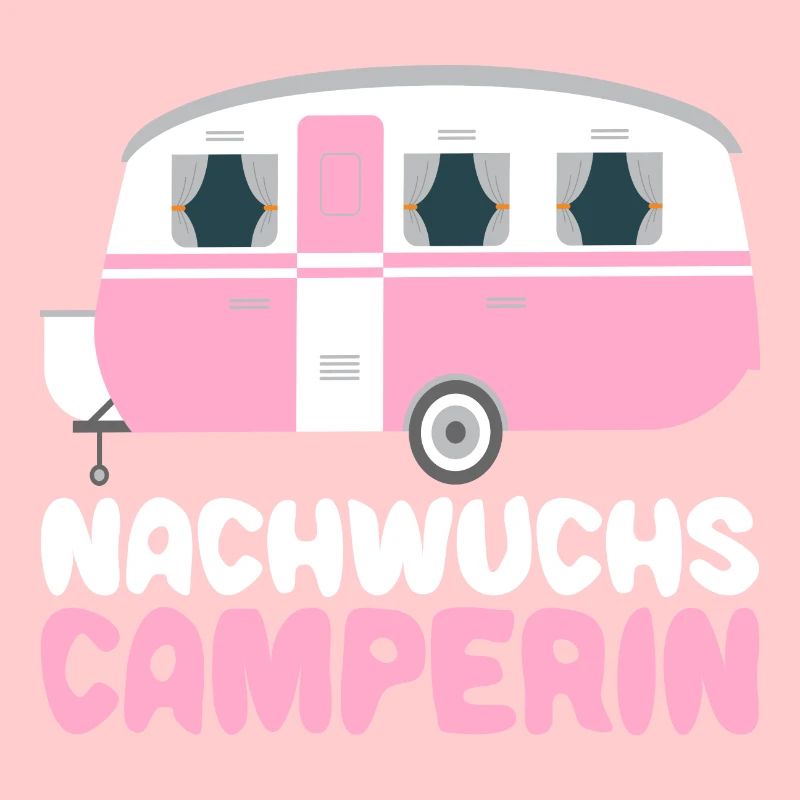 Nachwuchs Camperin Camping Baby Mädchen Kind