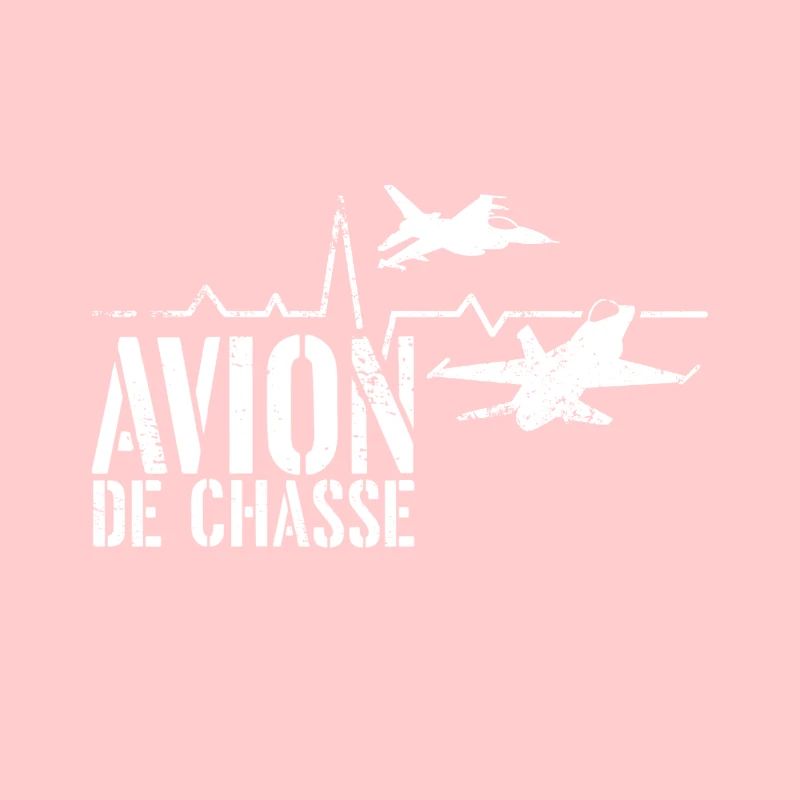 Avion de chasse électrocardiogramme