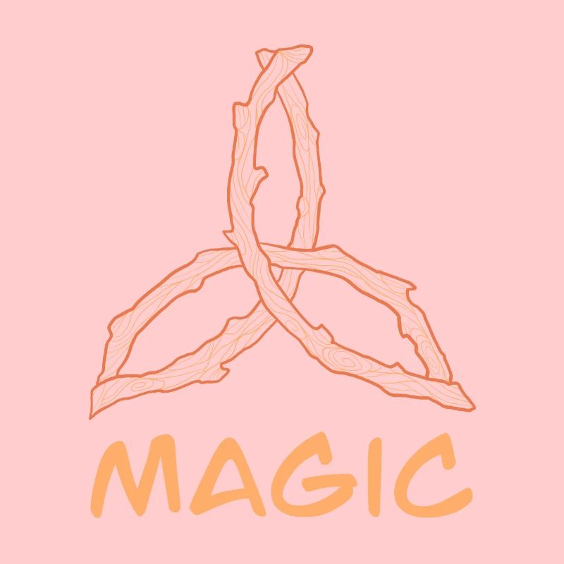 Magic symbol Triquetra