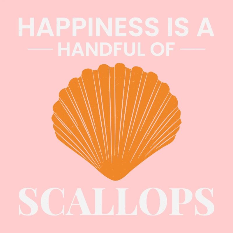 Scallop Seashells Collector Beachcomber Shellfish