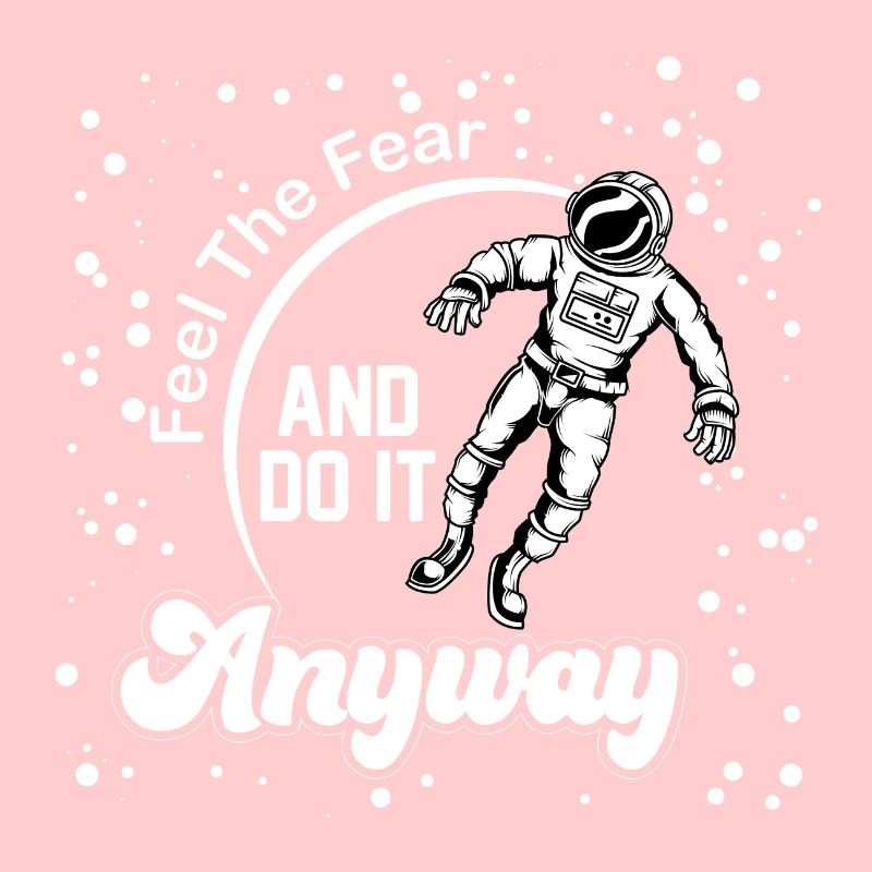Motivational Astronaut Saying Design