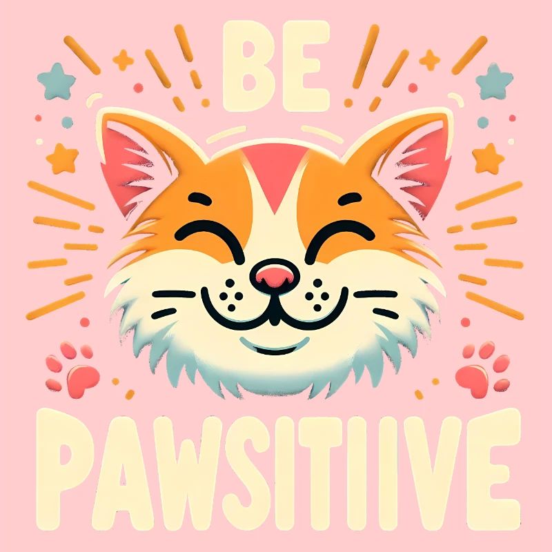 Être patte chat mignon