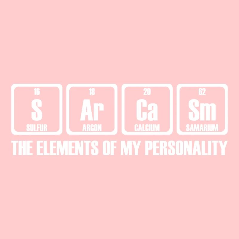 Sarcasm Table Periodic Dire Cadeau