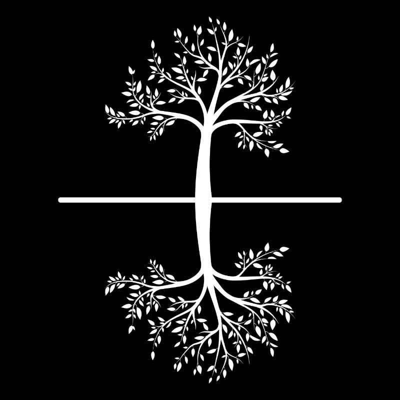 Mutter Erde Baum Reflektion Natur Geschenk