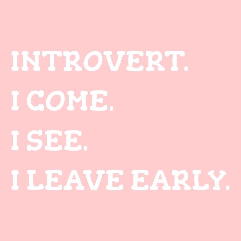 Introvert Introvertiert Geschenk Spruch