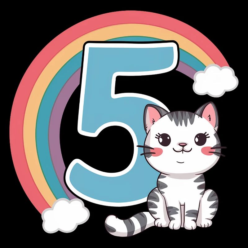 Chat mignon - 5e anniversaire - 5 ans
