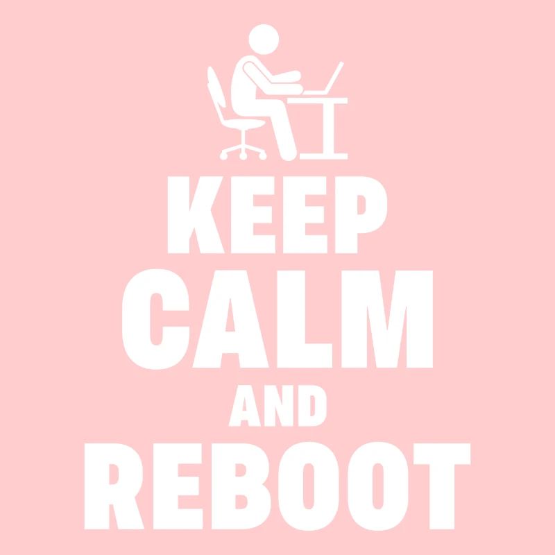 Keep Calm and Reboot Admin Sysadmin Geschenk