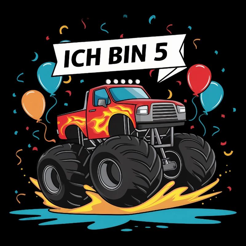 Monster Truck - Ich bin 5 - Einzigartiges Geschenk