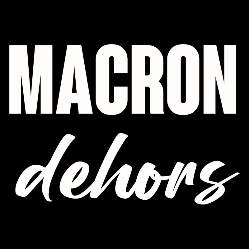 Macron dehors
