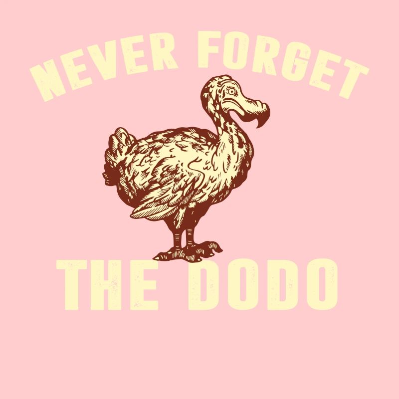 never forget the dodo vergesst nicht dodo vogel