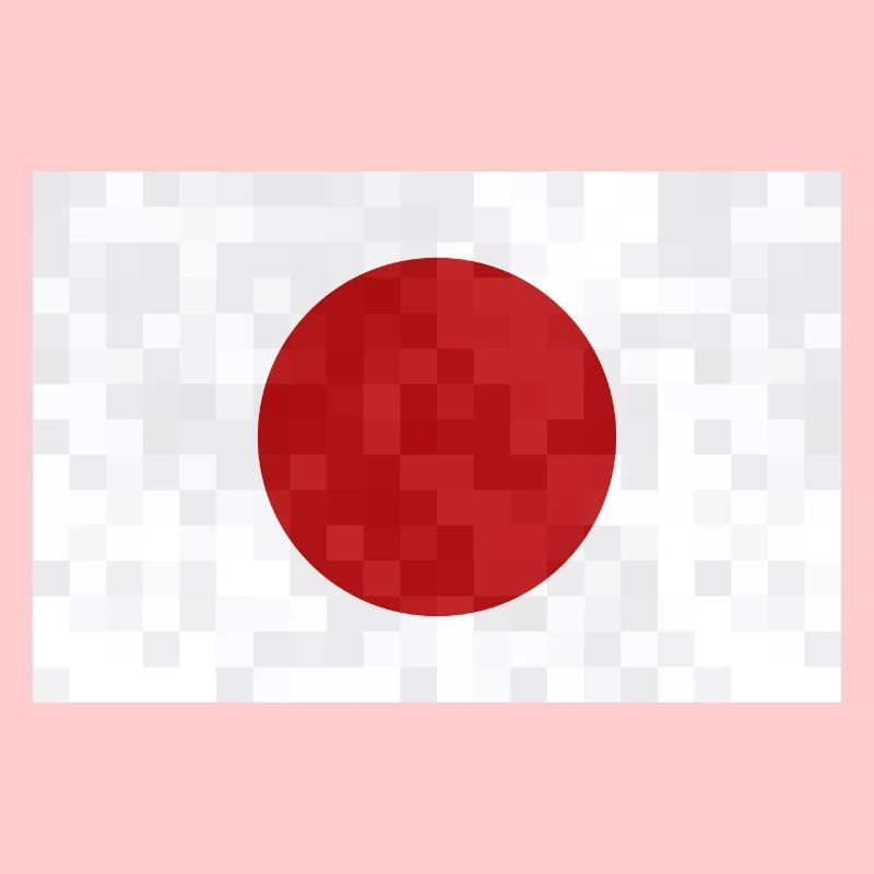 Drapeau du Japon utilisé Look Nihon Drapeau japonais