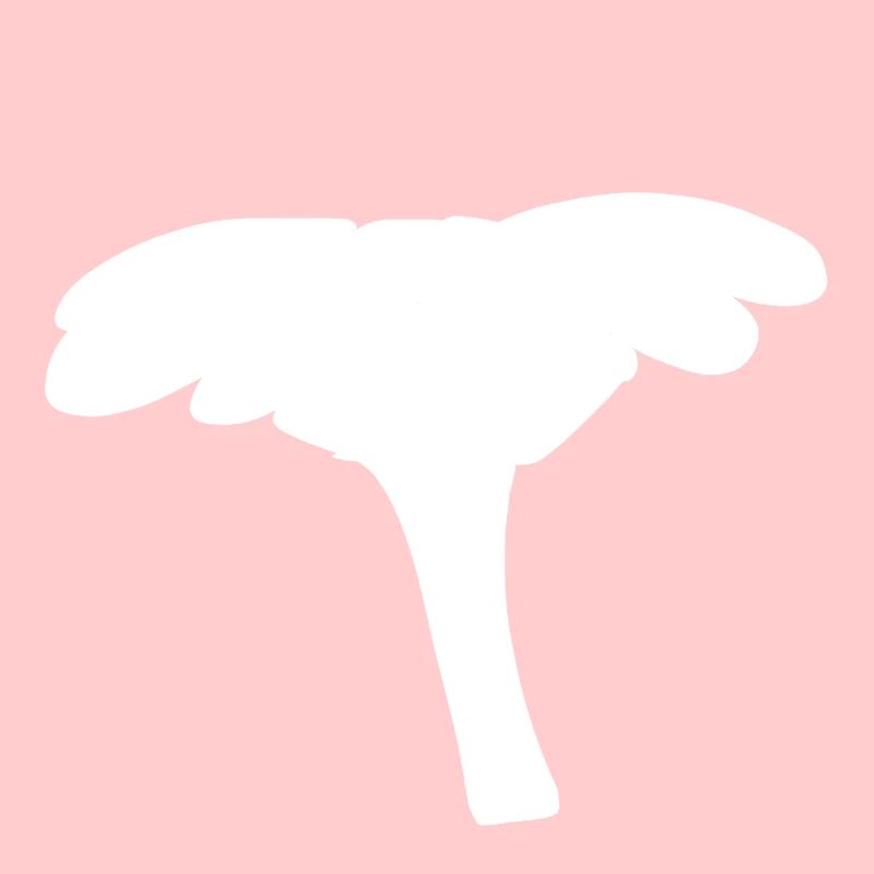 Symbole de fleur forme de plante