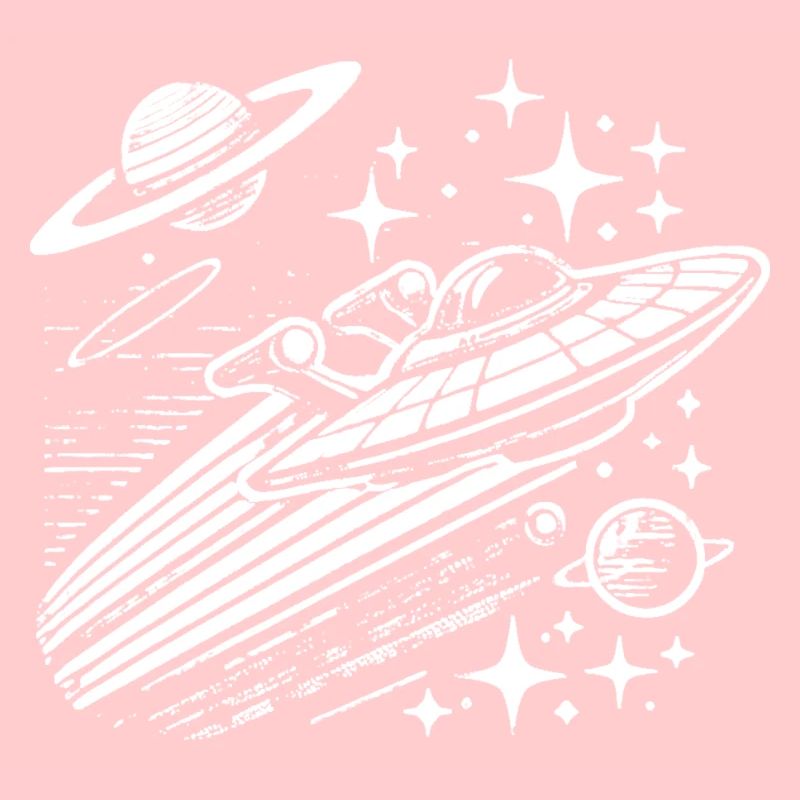 Vintage Sci-Fi Raumschiff
