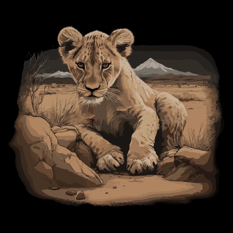 Löwe Wildkatze
