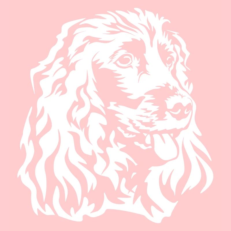 Tête de Cocker Spaniel "Black Edition"