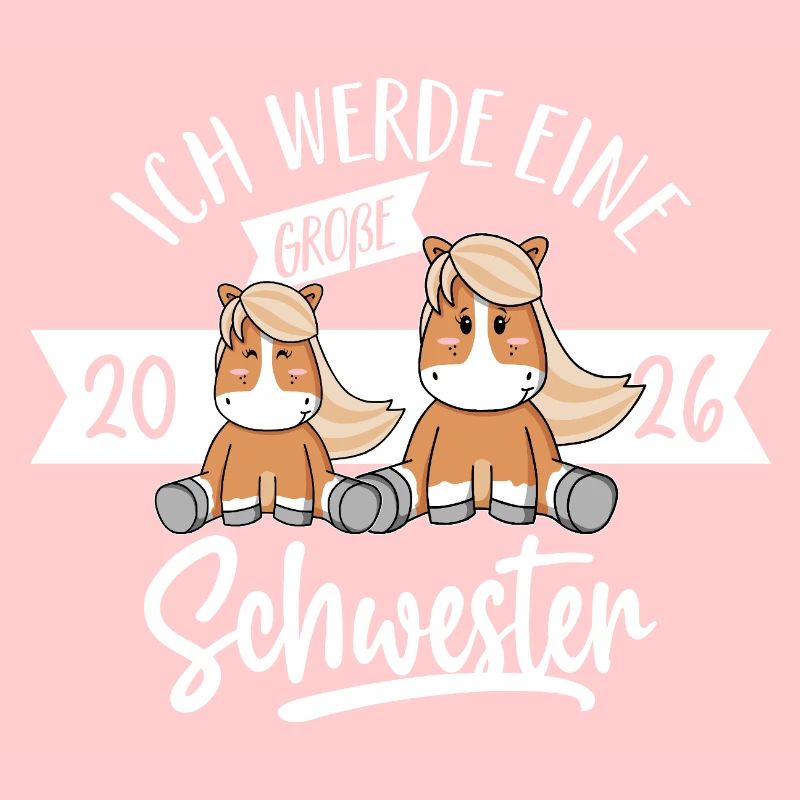 Ich werde eine Große Schwester 2026 Baby 