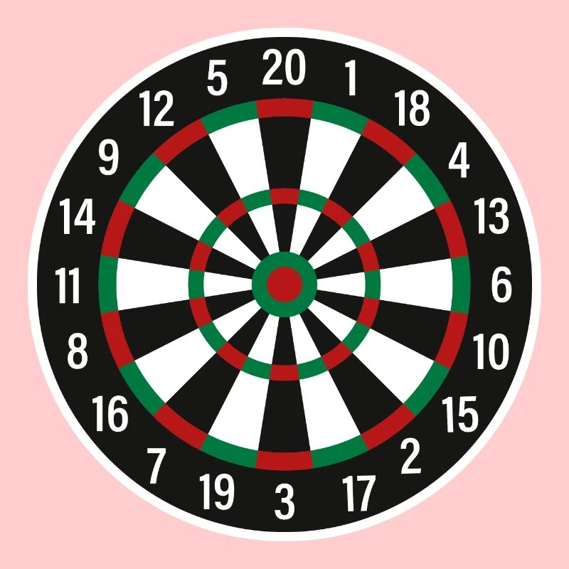 Dartboard Darts Dart player motif