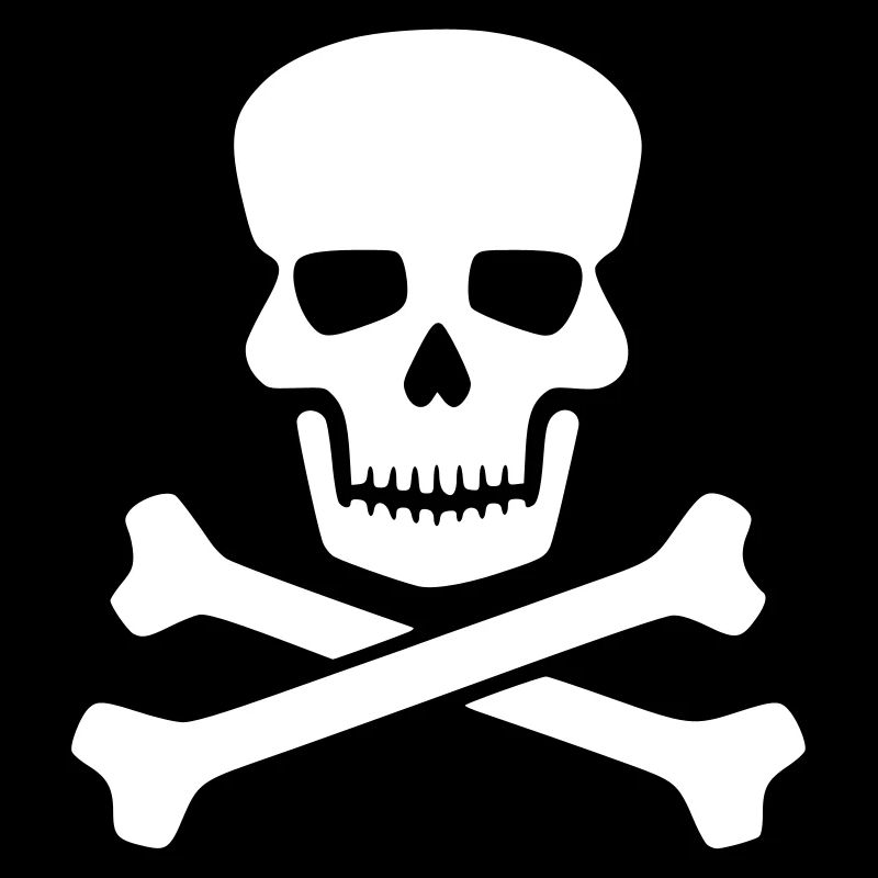 Totenkopf weiß Geschenk Geschenkidee