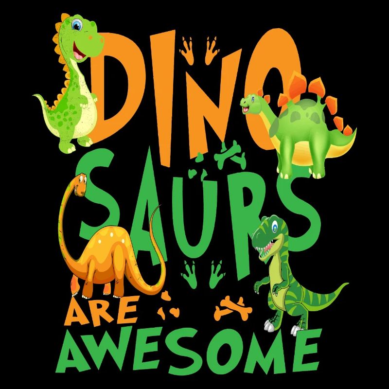 Dinosaurier Kinder T Shirt Design