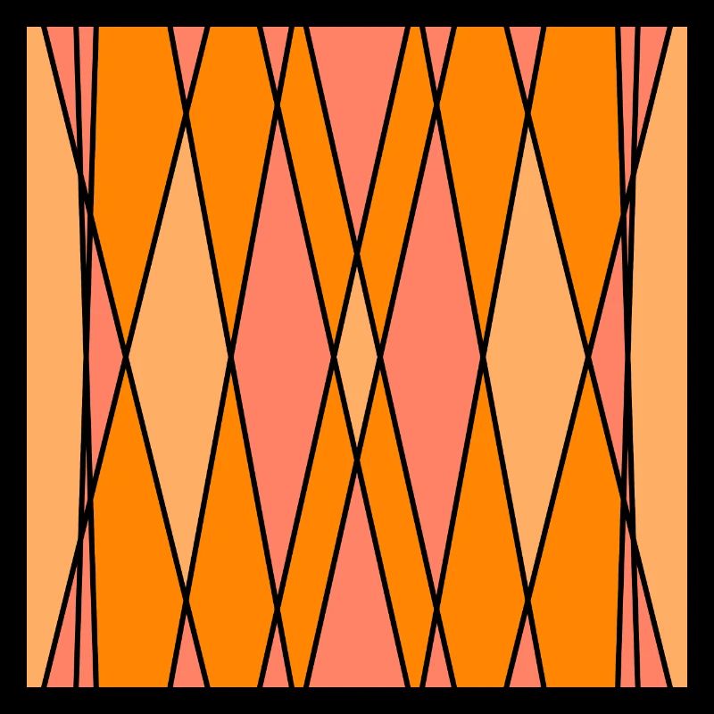 Pêche, rose et orange, abricot