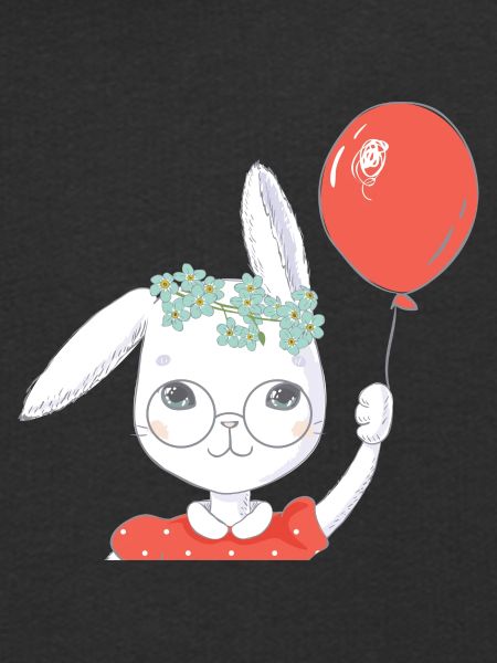 Søde påske bunny ballon gave