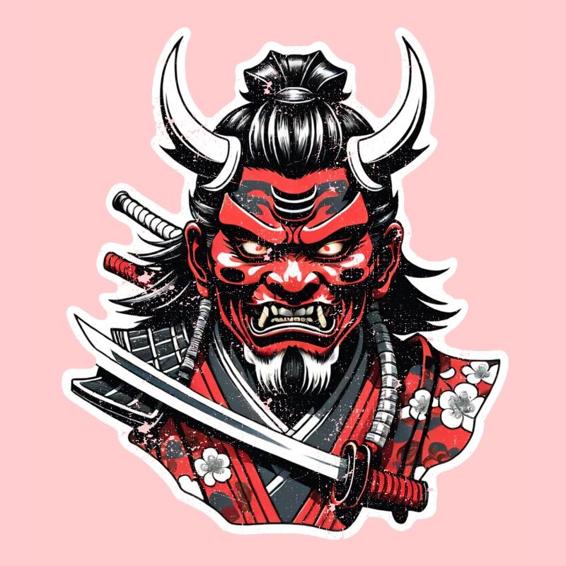 Samurai-Krieger - Japan - Dämon