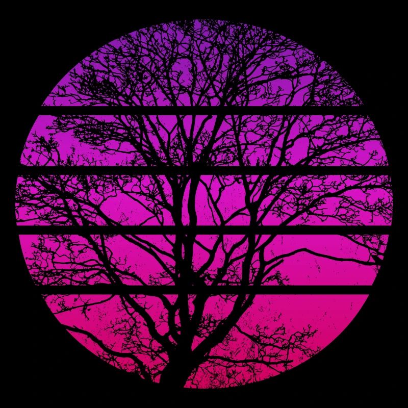 Tree Sunset - Hiking