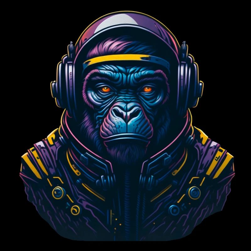 Gorilla Astronaut Monkey