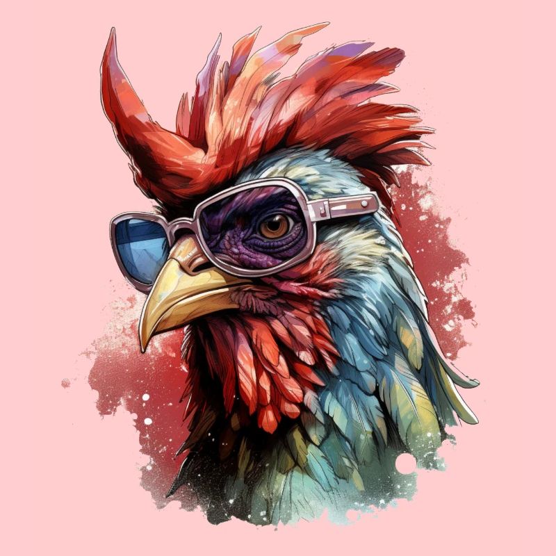 Steppe rooster - the feathered rebel