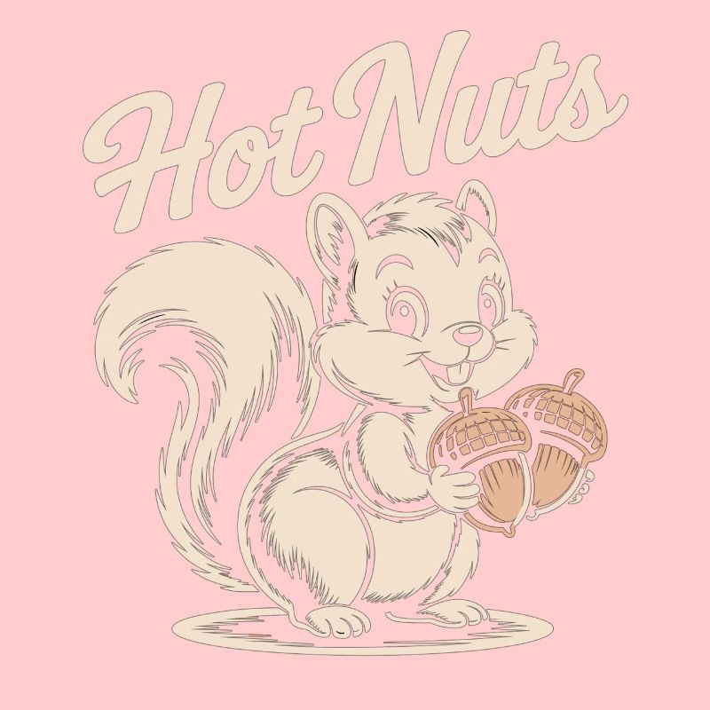 Freches Eichhörnchen - Hot Nuts Shirt
