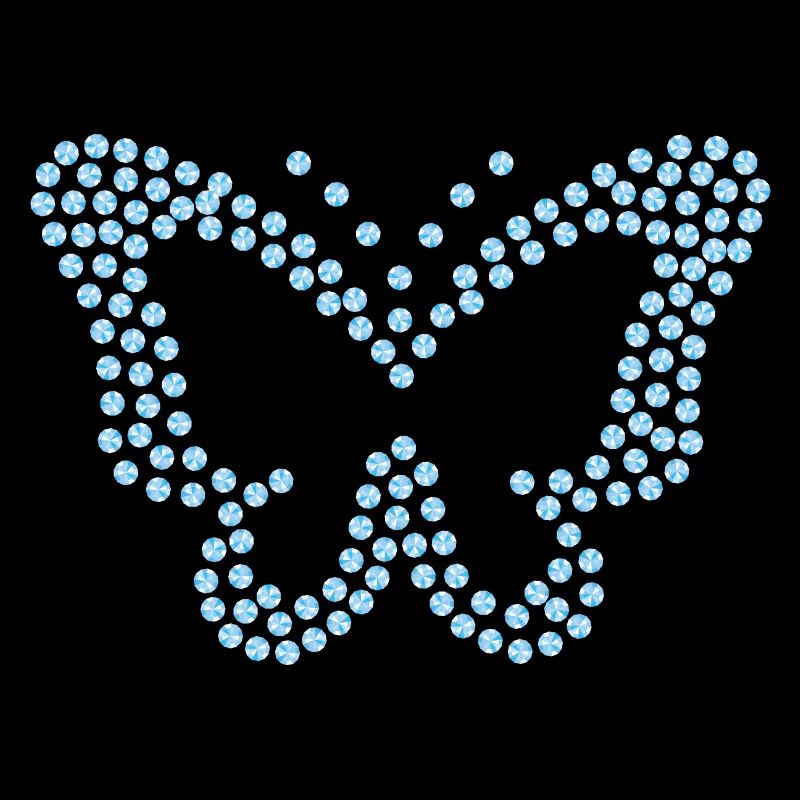 papillon de diamant bleu