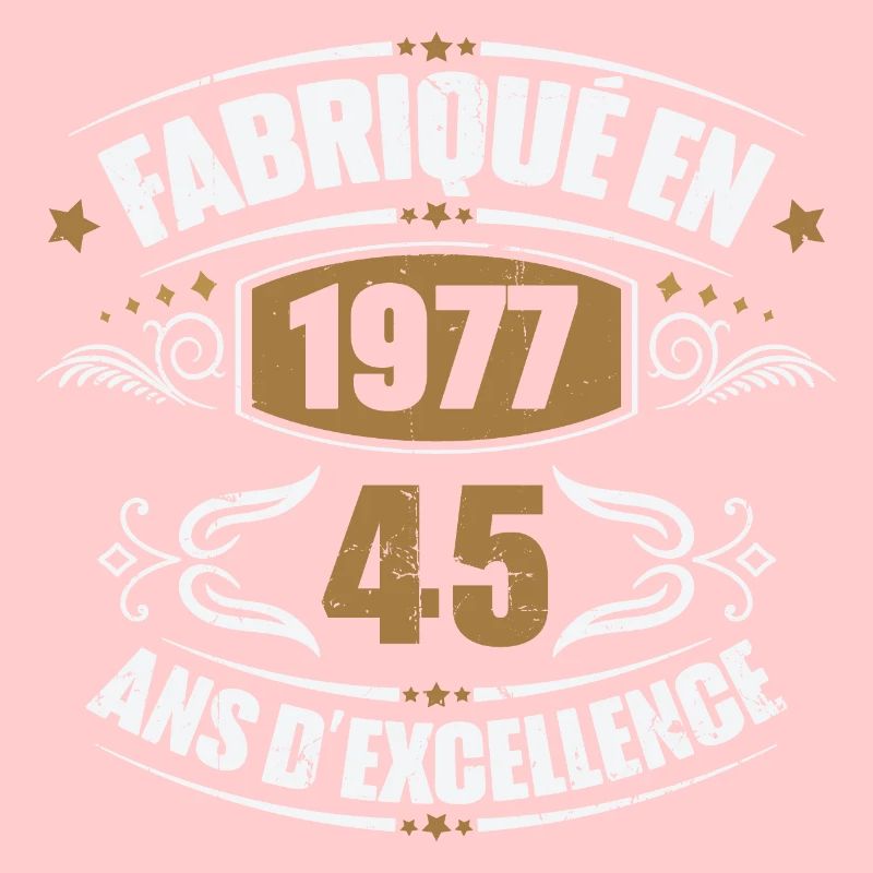 Fabriqué en 1977, 45 ans d'excellence