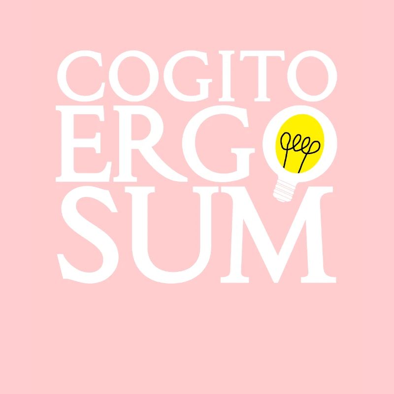 cogito, ergo sum - Latein: ich denke also bin ich