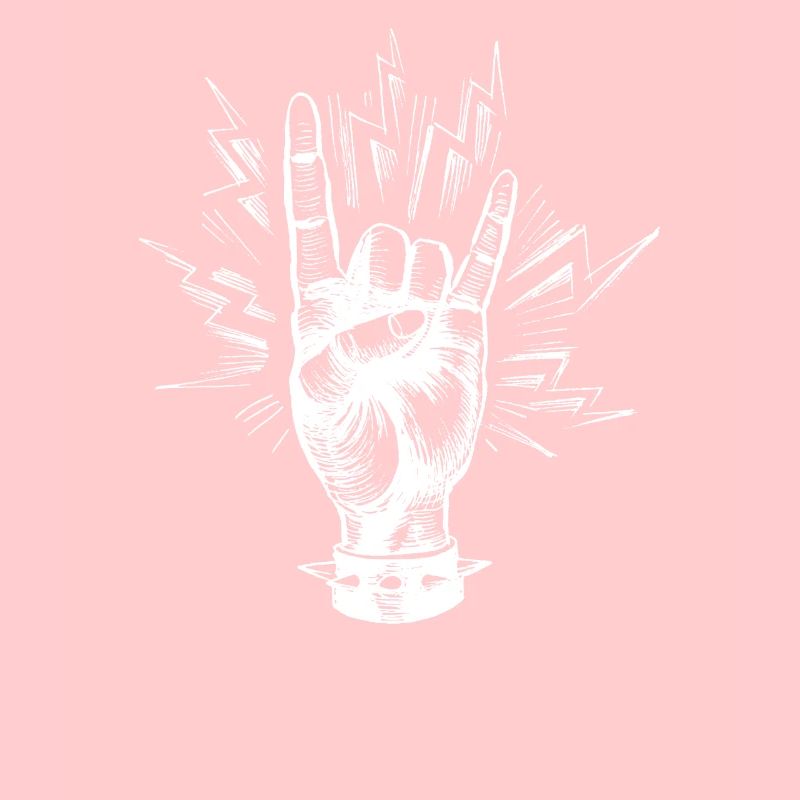 DEVIL ROCK GESTURE I Tshirt Mano cornuta