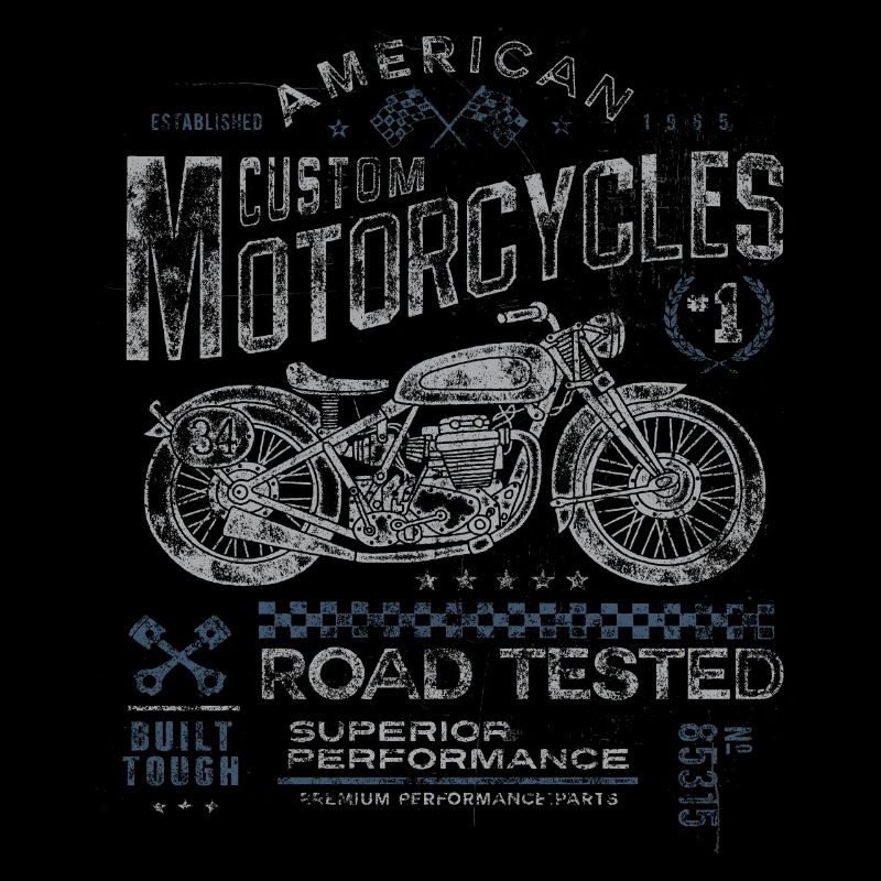 American Custom Motorcycle Mojo Design Tee