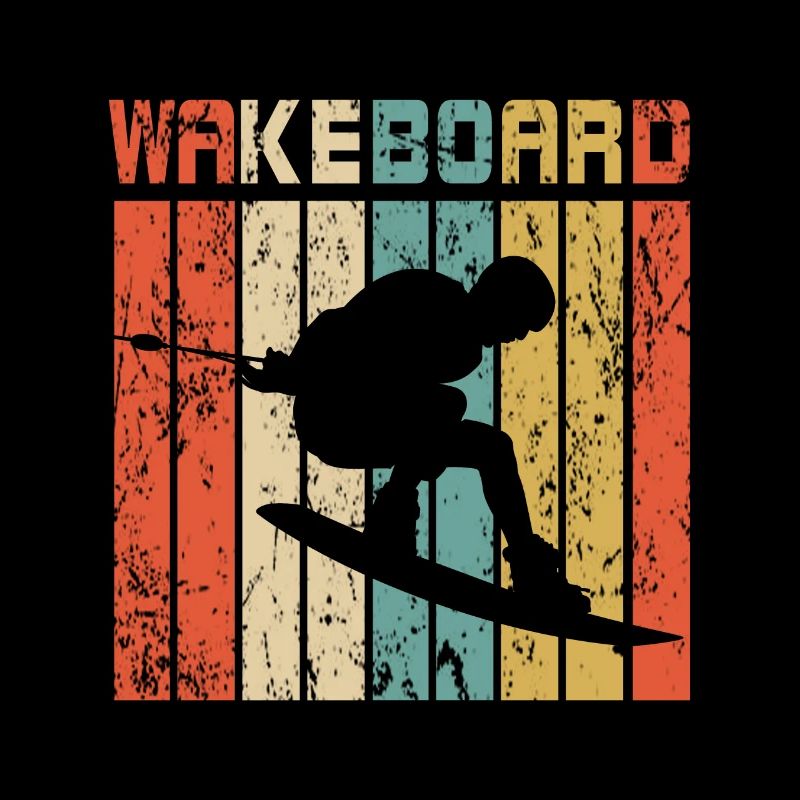 Cadeau rétro de wakeboard
