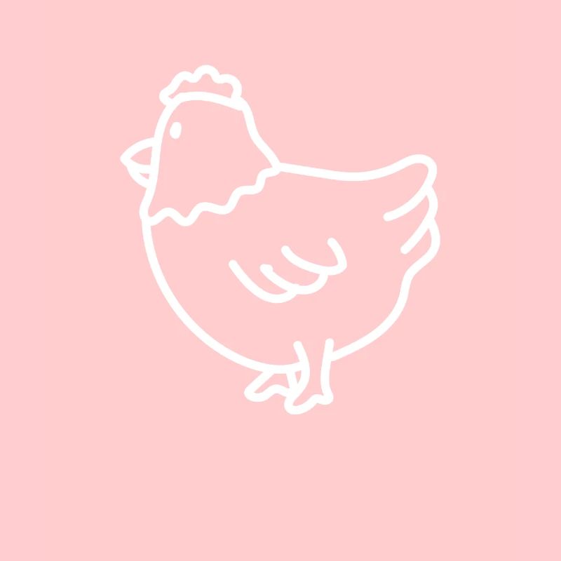 Dessin de poulet mignon