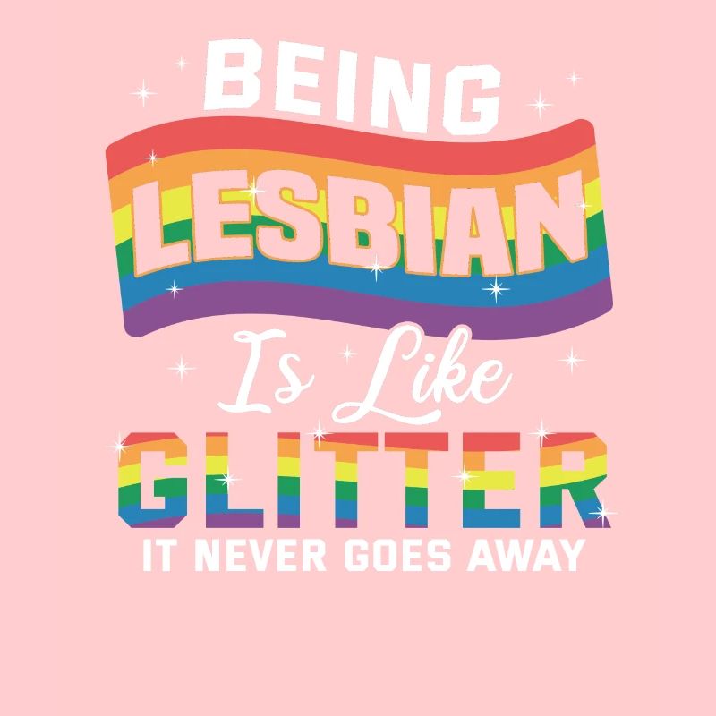 Lesbian LGBT pride lesbian gift rainbow