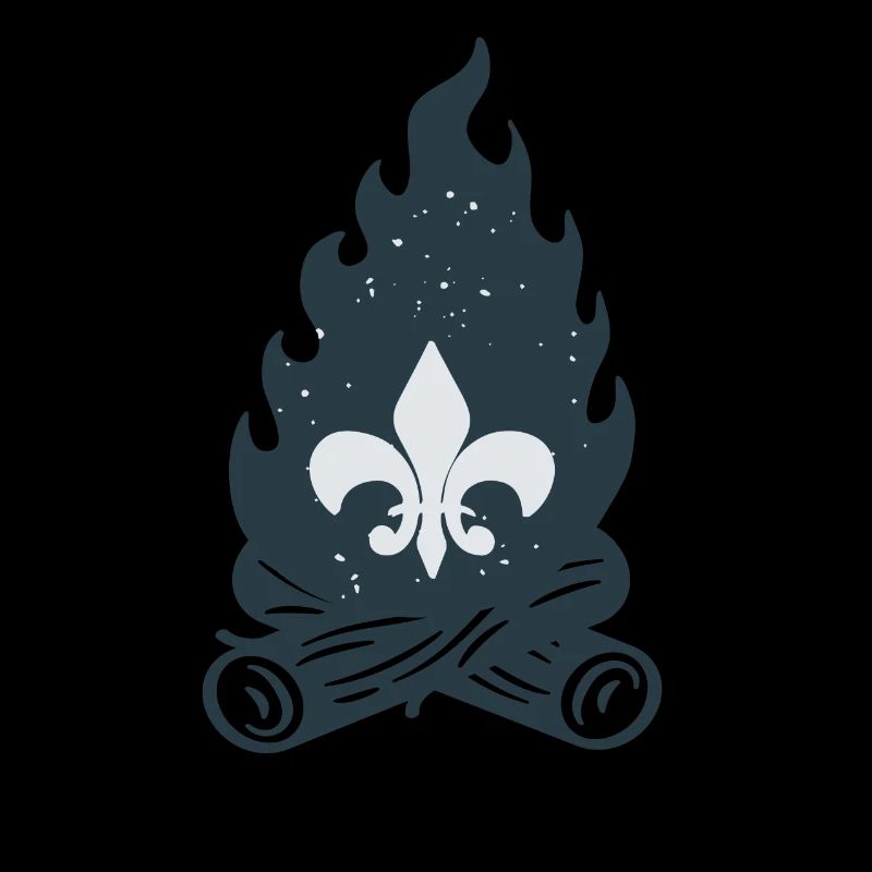 Ciel étoilé Scout de feu de camp