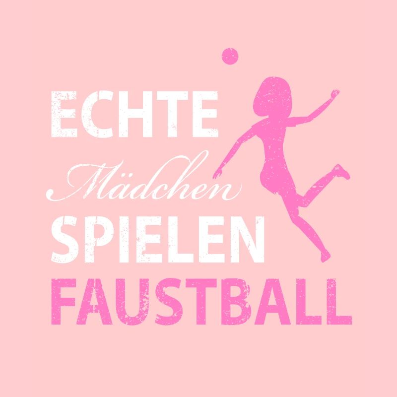 Echte Maedchen spielen Faustball
